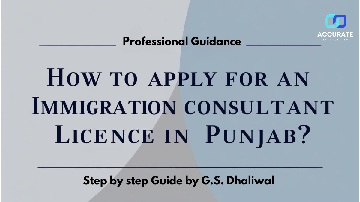 Immigration Consultant License
